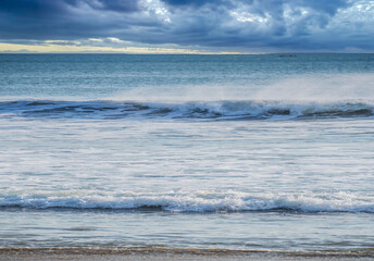 Fototapeta premium Beautiful sunset beach landscape, Perth Western Australia