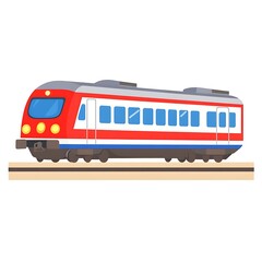 Fototapeta premium train icon simple background