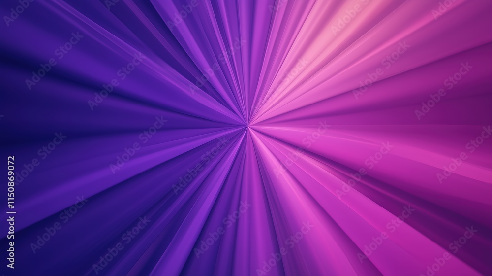 Poster colorful abstract fractal design with deep purple and copper tones radiating in a cosmic universe sp