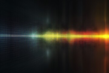 Obraz premium Abstract Digital Waveform: Vibrant Hues and Gridded Texture