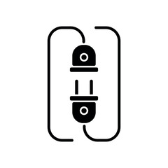 plug icon vector design template elegant style