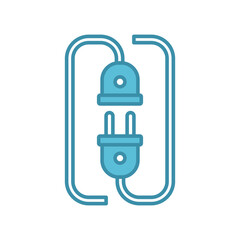 plug icon vector design template elegant style