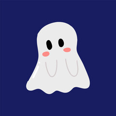 Fototapeta premium spooky halloween season. scary items for celebrating Halloween. Vector graphics.