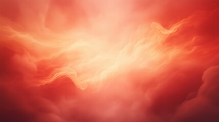 Monochromatic Ethereal Glowing Abstract Flame Loop Artwork in Vivid Shades of Red and Orange with Luminous Effects and Surreal Light Patterns for Modern Digital Decor and Dynamic Design