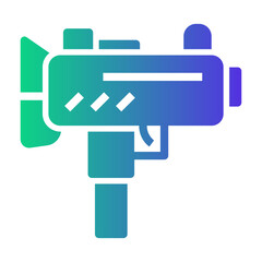 arm gun Gradient icon