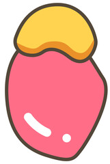 크리스마스 트리 장식요소, 조명장식, 조명삽화, 전구