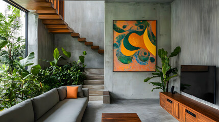 A small narrow modest modern_house in Vietnam