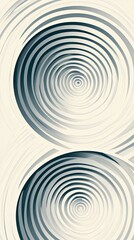 Abstract Spiral Concentric Circles Design Pattern