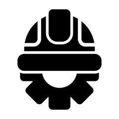 labour hat Solid icon