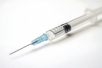 Fototapeta premium vaccine syringe icon simple white background vector