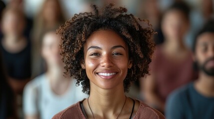 Community Meditation Circle Embracing Deep Breathing and Mindfulness Rituals Up Close