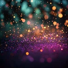 Colorful background with purple and blue dots