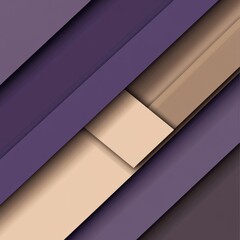 Obraz premium Purple and tan striped background with a white square in the middle