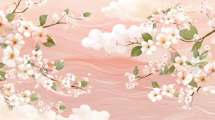 Obraz premium Blossoms in the Clouds 