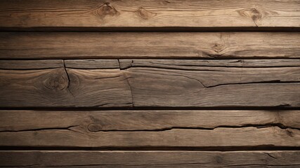 Obraz premium Rustic wooden planks featuring natural grain pattern