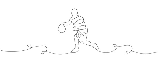 line art basketball sport illustration