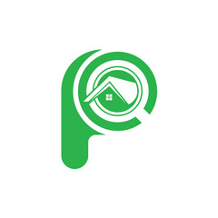 Letter P vector logo template, Colorful Letter P logo, Real Estate, Building and Construction Logo Design Template Vector Icon