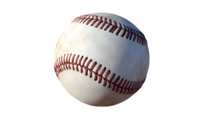 Vintage Baseball Ball With Stitching