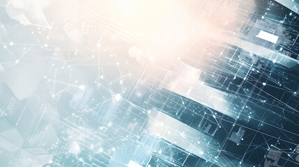 Fototapeta premium Futuristic Hexagonal Matrix