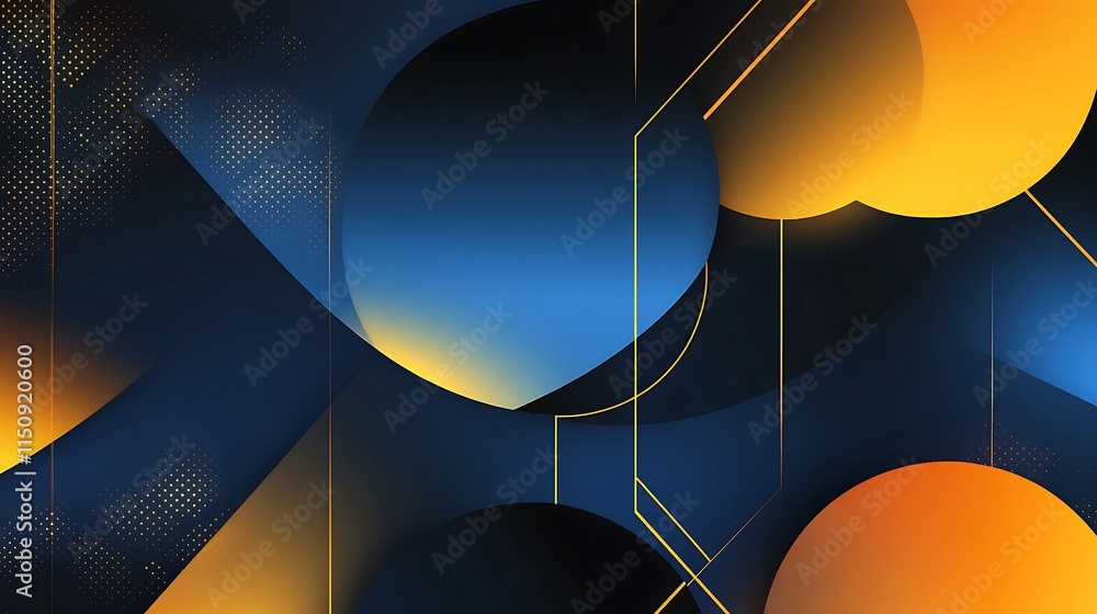 Poster an abstract digital design background with a modern and professional feel. the design should feature