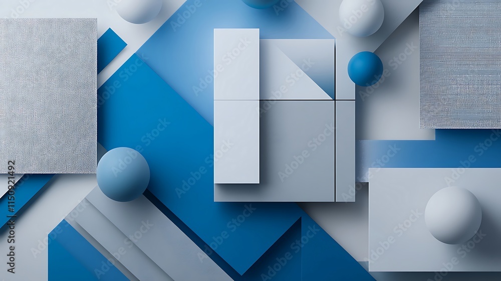 Poster design a brand style block for a modern tech company with a minimalist, futuristic logo featuring cl