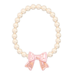 Coquette 3D Round Shape Pearl
