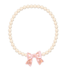 Coquette 3D Round Shape Pearl