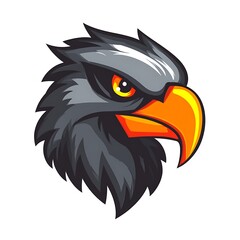 Obraz premium Eagle Head Logo Design. Powerful and Aggressive Mascot.