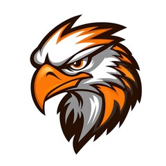 Obraz premium Eagle Head Mascot Logo. Powerful and Aggressive Design.