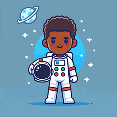 Illustration of a astronaut