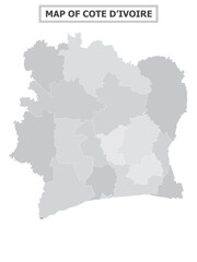 African Countries Geography Political map. Political map of country with capital, province or state capital, major cities and town.