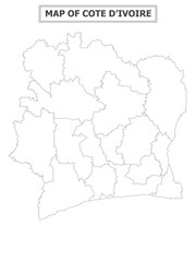 African Countries Geography Political map. Political map of country with capital, province or state capital, major cities and town.