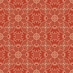 Fototapeta premium pattern flowerdamask ethnic boho American ikat texture tribal geometric background mandalas