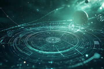 Fototapeta premium Abstract Futuristic Technology Design