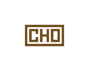 CHO logo design vector template. CHO