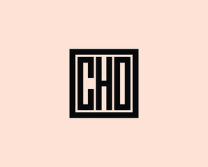 CHO logo design vector template. CHO