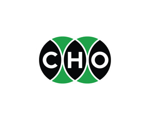 CHO logo design vector template. CHO