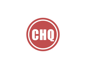 CHQ logo design vector template. CHQ