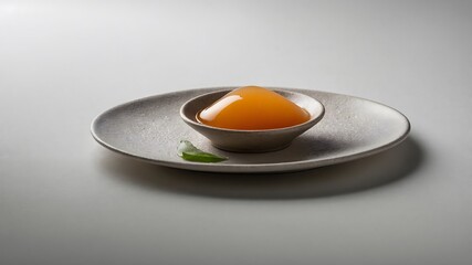 Sophisticated Mandu: Minimalist Design with a Hint of Flavorful Sauce