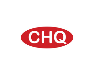 CHQ logo design vector template. CHQ