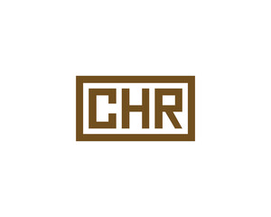 CHR logo design vector template. CHR