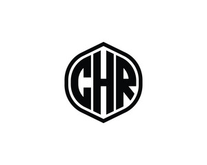 CHR logo design vector template. CHR