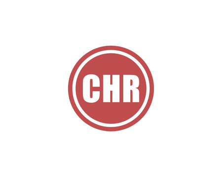 CHR logo design vector template. CHR