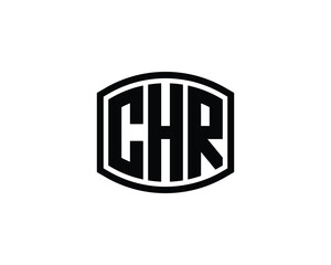 CHR logo design vector template. CHR