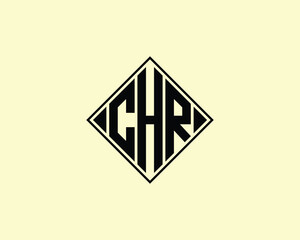 CHR logo design vector template. CHR