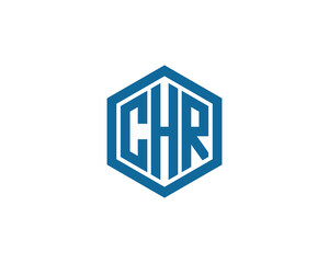 CHR logo design vector template. CHR