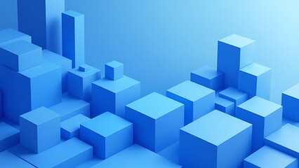 Blue, Contemporary Tech Background.