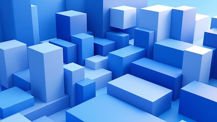 Blue, Contemporary Tech Background.