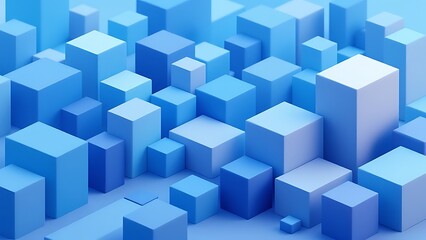 Obraz premium Blue, Contemporary Tech Background.