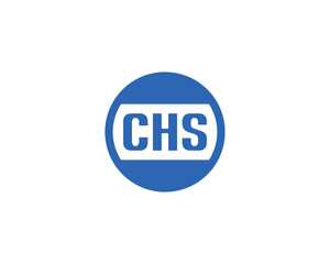 CHS logo design vector template. CHS